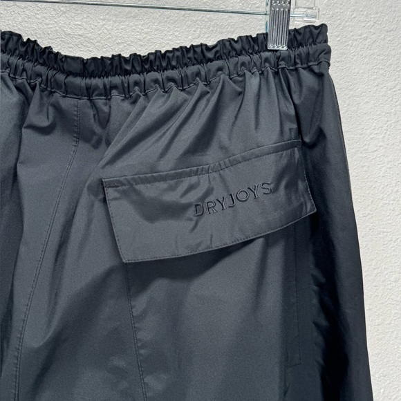 Footjoy Dryjoys Pants Mens Black Waterproof Golf Lined Rain Pants Size Large - Picture 2 of 12